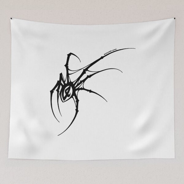 Item preview, Tribal Spider Tattoo Edgy Cyberpunk Style Dark Aesthetic designed and sold by elmuna.