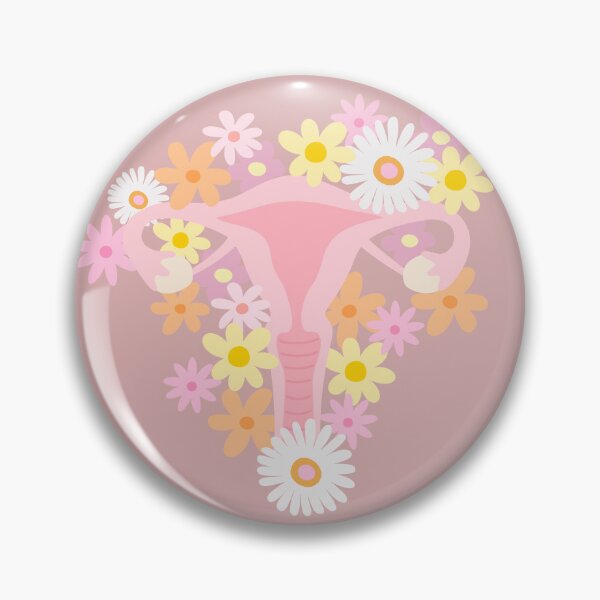 Item preview, Uterus flowers designed and sold by chronisch.sichtbar.