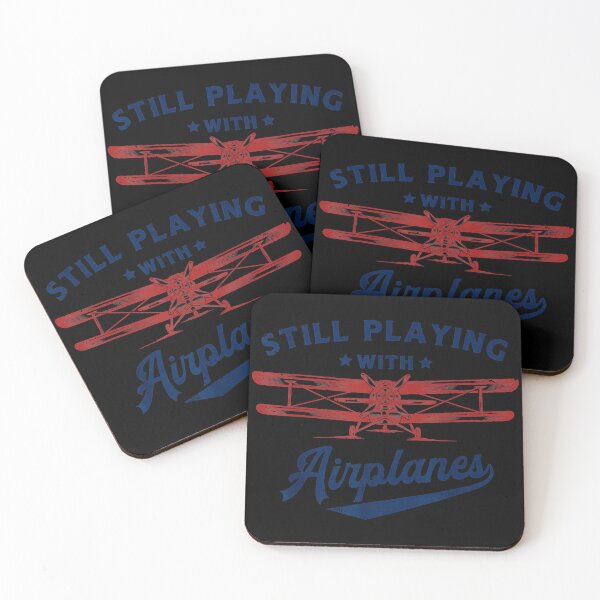 Item preview, Still Playing With Airplanes Pilot Aviator Aviation Flying Enthusiast designed and sold by Hugosploosh.