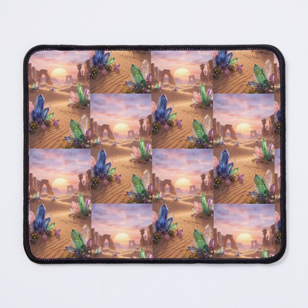 Item preview, Desert Sunset Crystal Cluster Landscape designed and sold by Itsheartshop.