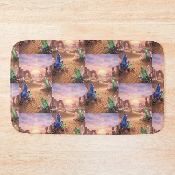 Item preview, Desert Sunset Crystal Cluster Landscape designed and sold by Itsheartshop.