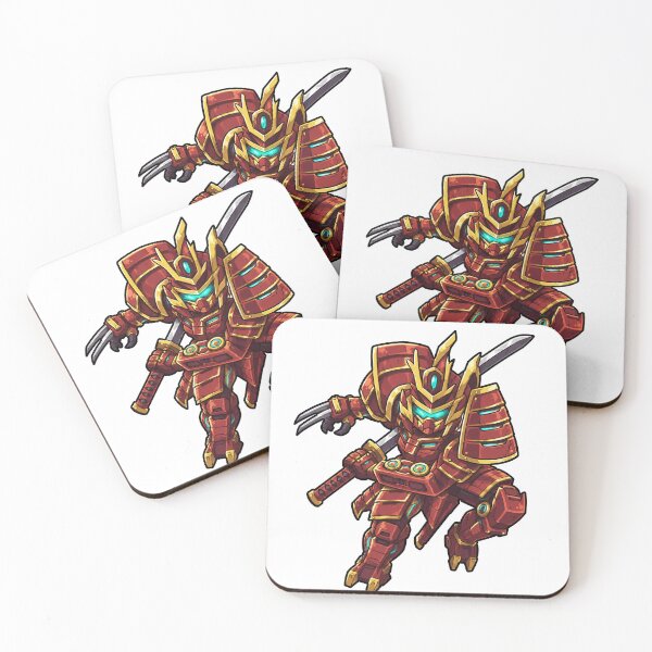 Item preview, Honor meets high-tech in this adorable Chibi Samurai Mecha DIGITAL hand draw artwork  designed and sold by sabartgunpla.