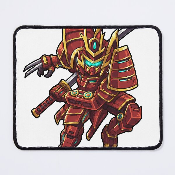 Item preview, Honor meets high-tech in this adorable Chibi Samurai Mecha DIGITAL hand draw artwork  designed and sold by sabartgunpla.