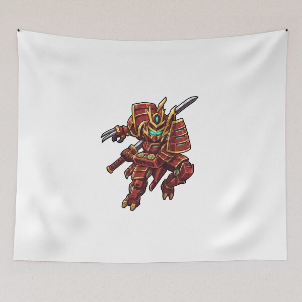 Item preview, Honor meets high-tech in this adorable Chibi Samurai Mecha DIGITAL hand draw artwork  designed and sold by sabartgunpla.