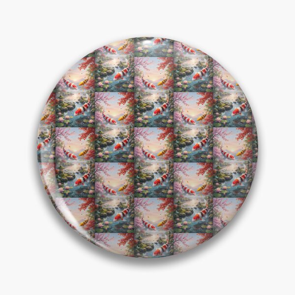 Item preview, Zen Japanese Koi Fish Garden Pond designed and sold by Itsheartshop.