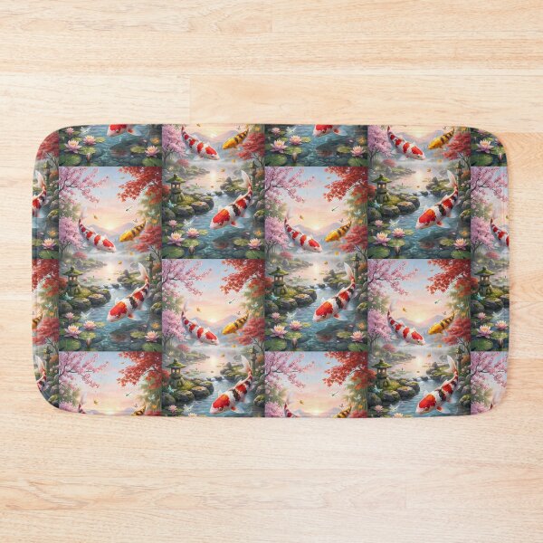 Item preview, Zen Japanese Koi Fish Garden Pond designed and sold by Itsheartshop.