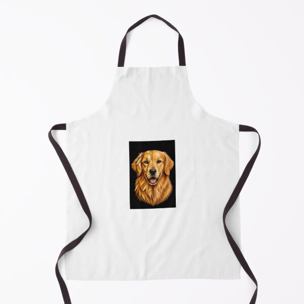 Item preview, Golden Retriever Half Low Poly Portrait designed and sold by VeltrixaDesigns.