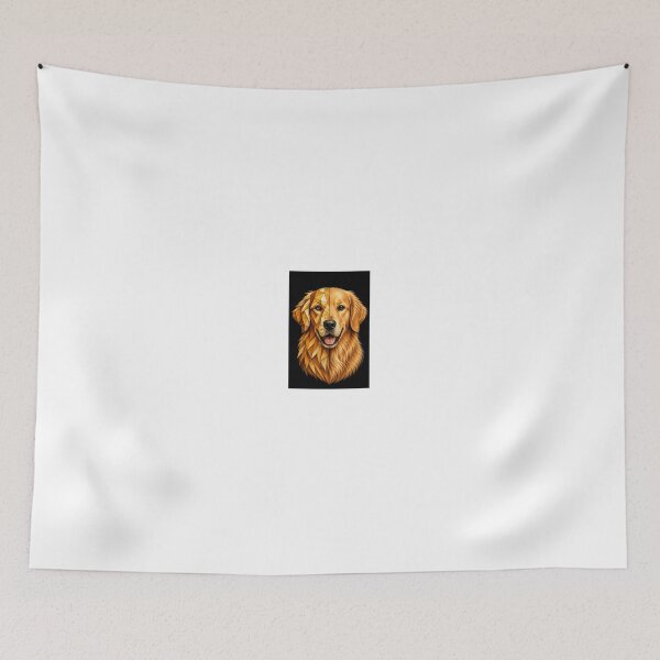 Item preview, Golden Retriever Half Low Poly Portrait designed and sold by VeltrixaDesigns.