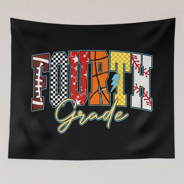 Item preview, Fourth Grade Back To School Student Sports designed and sold by Hugosploosh.