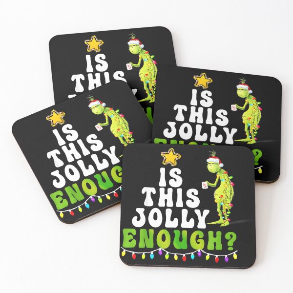 Item preview, Is This Jolly Enough Grinch Christmas Holiday Humor designed and sold by Hugosploosh.