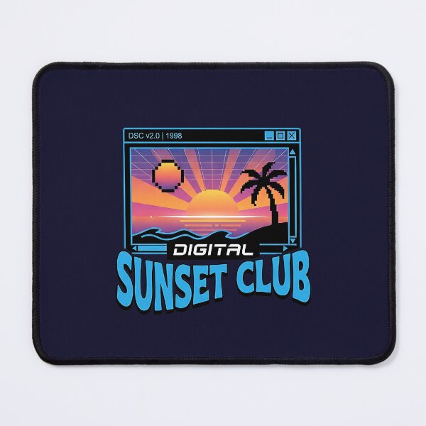 Item preview, Digital Sunset Club 90s Retro designed and sold by Zazz Lee.