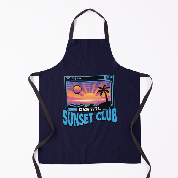 Item preview, Digital Sunset Club 90s Retro designed and sold by Zazz Lee.