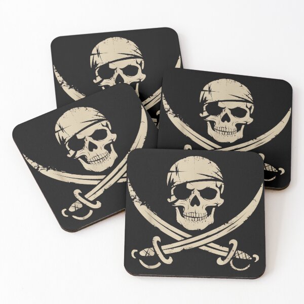 Item preview, Jolly Roger Pirate Skull Bandana Crossed Swords designed and sold by Hugosploosh.
