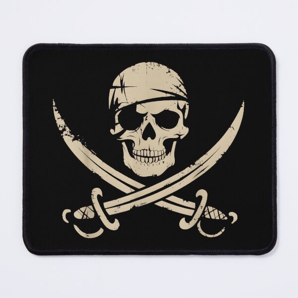 Item preview, Jolly Roger Pirate Skull Bandana Crossed Swords designed and sold by Hugosploosh.