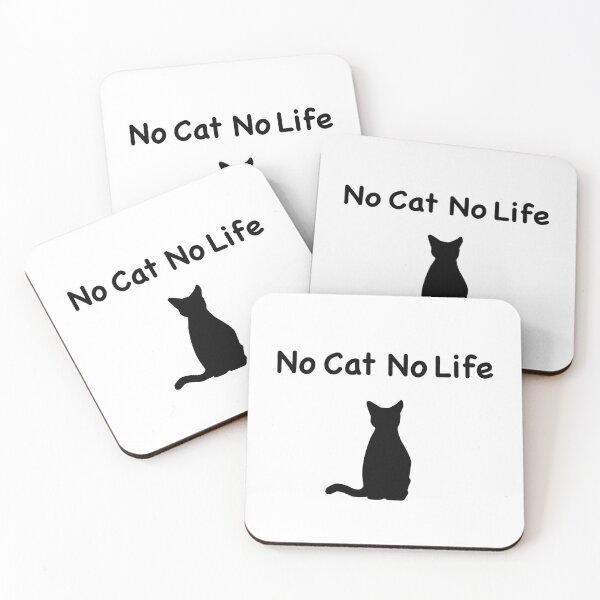 Item preview, No Cat, No Life designed and sold by Ulala Cafe.