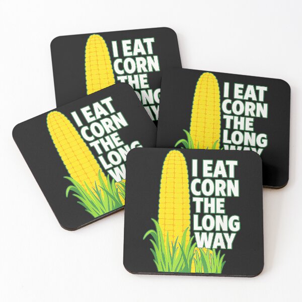 Item preview, I Eat Corn The Long Way Funny Corn Lover Barbecue Foodie Humor designed and sold by Hugosploosh.