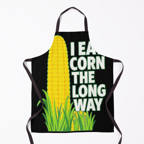 Item preview, I Eat Corn The Long Way Funny Corn Lover Barbecue Foodie Humor designed and sold by Hugosploosh.