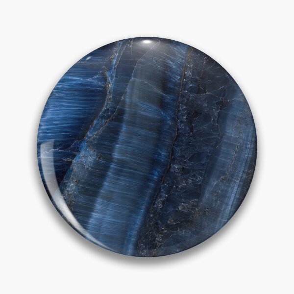 Item preview, Blue Tiger Eye Gemstone Texture – Natural Hawk's Eye Crystal Pattern with Deep Chatoyant Bands and Luxurious Midnight Blue Stone Surface for Modern Decor and Accessories designed and sold by SurfaceCraft Studio.