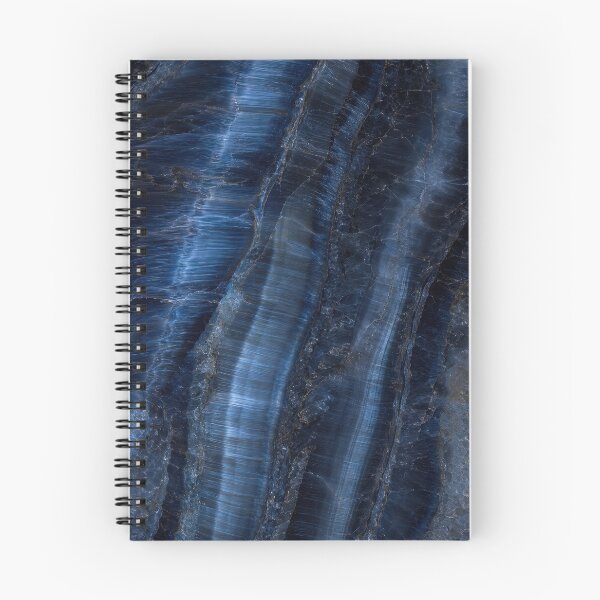 Item preview, Blue Tiger Eye Gemstone Texture – Natural Hawk's Eye Crystal Pattern with Deep Chatoyant Bands and Luxurious Midnight Blue Stone Surface for Modern Decor and Accessories designed and sold by SurfaceCraft Studio.