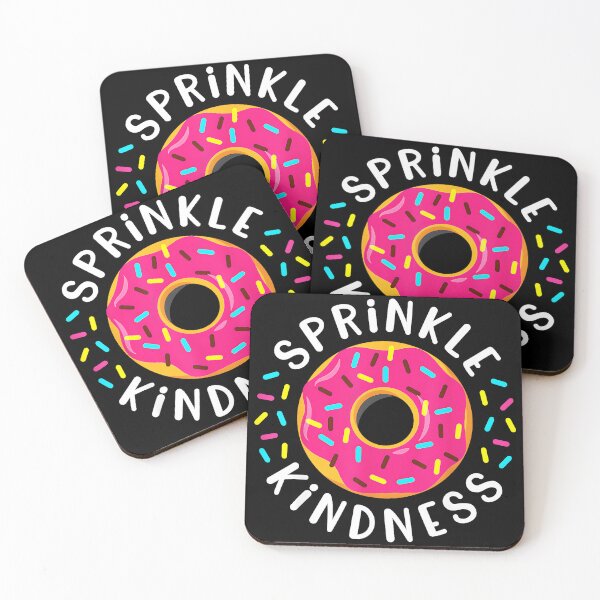Item preview, Sprinkle Kindness Donut Positive Inspirational Foodie designed and sold by Hugosploosh.