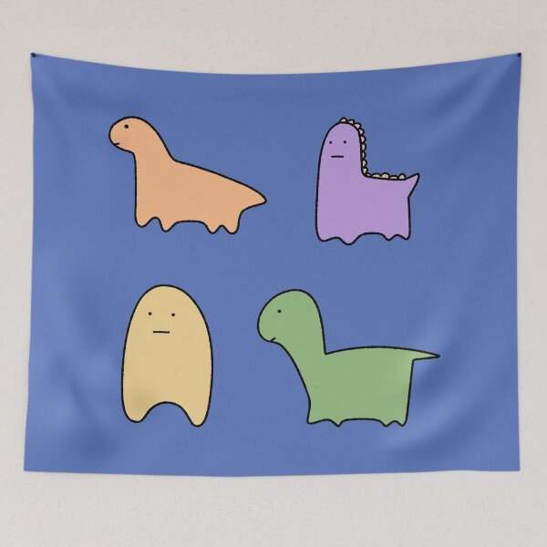 Item preview, Cute Hand Drawn Dinosaurs and Funny Mini Monster Doodles designed and sold by ubborn.