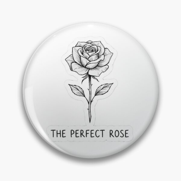 Item preview, The Tied Rose Bud - Unique Sketchy Floral Art Sticker designed and sold by Nakrisa.