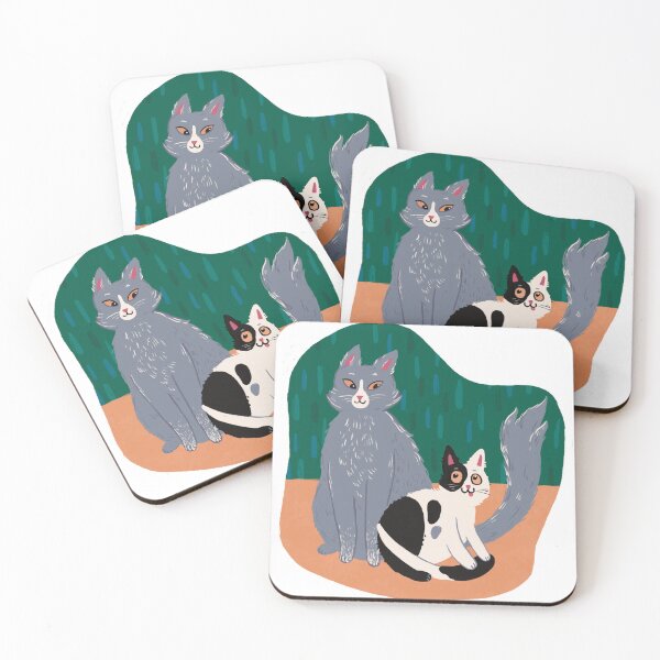 Item preview, Mama and her kitten designed and sold by DanuskaArt.