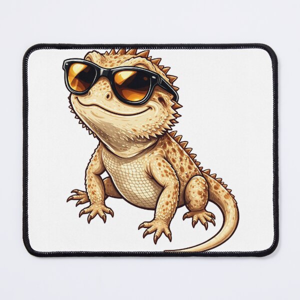Item preview, Bearded dragon wearing sunglasses. designed and sold by DVerse Studio.