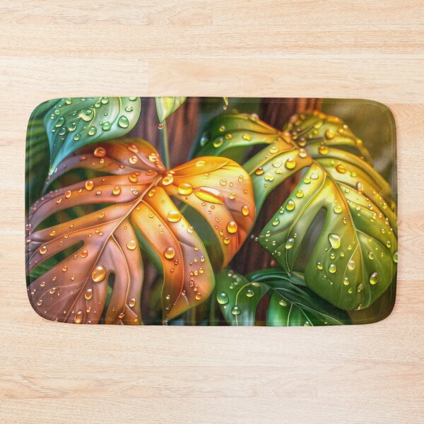 Item preview, Monstera Leaves  Art – Tropical Rainforest designed and sold by MargaretWiktor.
