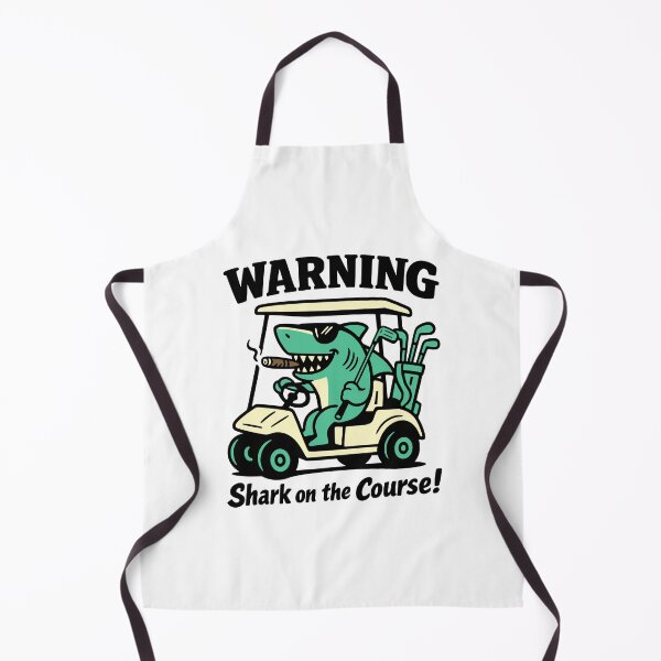 Item preview, Shark on the golf course designed and sold by Traveldrawings.