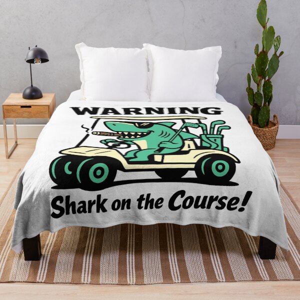 Item preview, Shark on the golf course designed and sold by Traveldrawings.