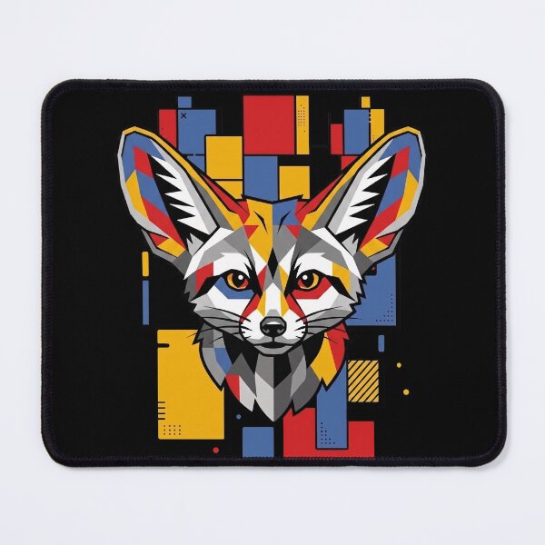 Item preview, Funny Fennec Fox Colorful Blocks Geometric Art Boys Girls Kids designed and sold by FurryHavenPH.