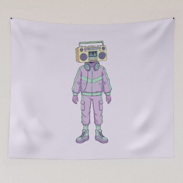 Item preview, Boombox Head designed and sold by Gkinoki.