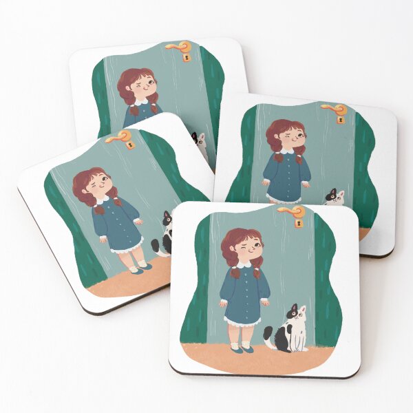 Item preview, Girl and her kitten designed and sold by DanuskaArt.