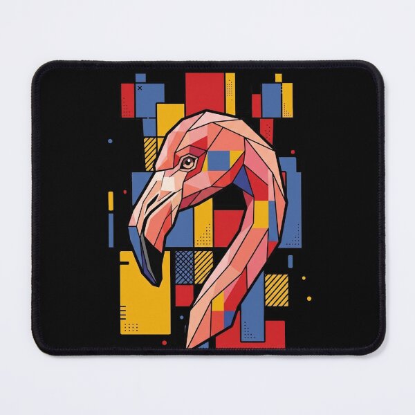 Item preview, Funny Flamingo Colorful Blocks Geometric Art Boys Girls Kids designed and sold by FurryHavenPH.
