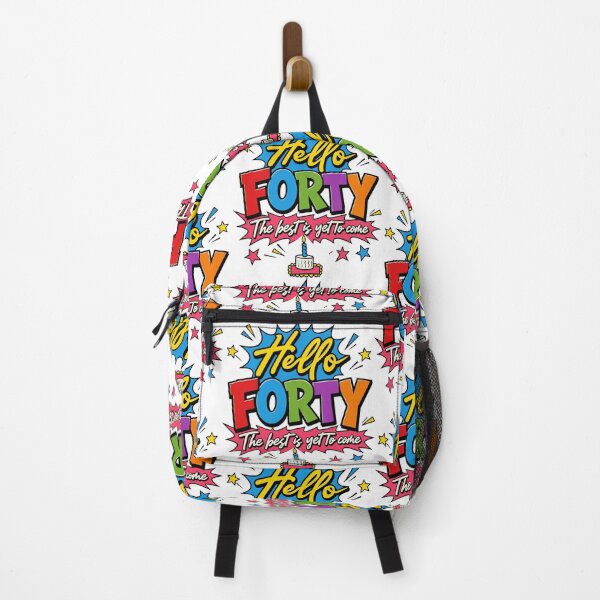 Item preview, Hello Forty The Best Is Yet To Come Pop Art Comic Book 40th Birthday Celebration Milestone Gift Graphic designed and sold by illeN-Art-World.