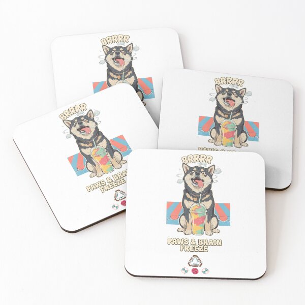 Item preview, Paws & Brain Freeze - Cute Shiba Inu Summer Slushy Vibes T-Shirt designed and sold by Whimsy Trail Co.