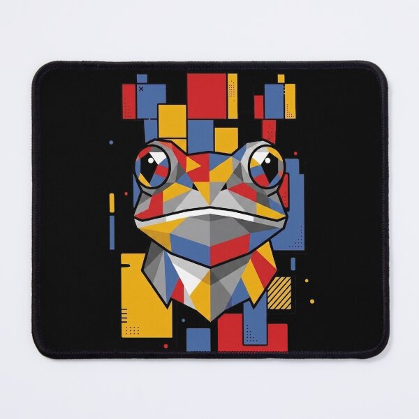Item preview, Funny Frog Colorful Blocks Geometric Art Boys Girls Kids designed and sold by FurryHavenPH.