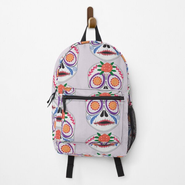 Item preview, Elegant Rose Sugar Skull | Minimal Day of the Dead Calavera Folk Art Design designed and sold by Ecocrushstudio.