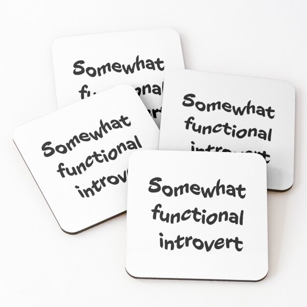Item preview, Somewhat Functional Introvert Retro Pastel Typography designed and sold by Kryipsyco.