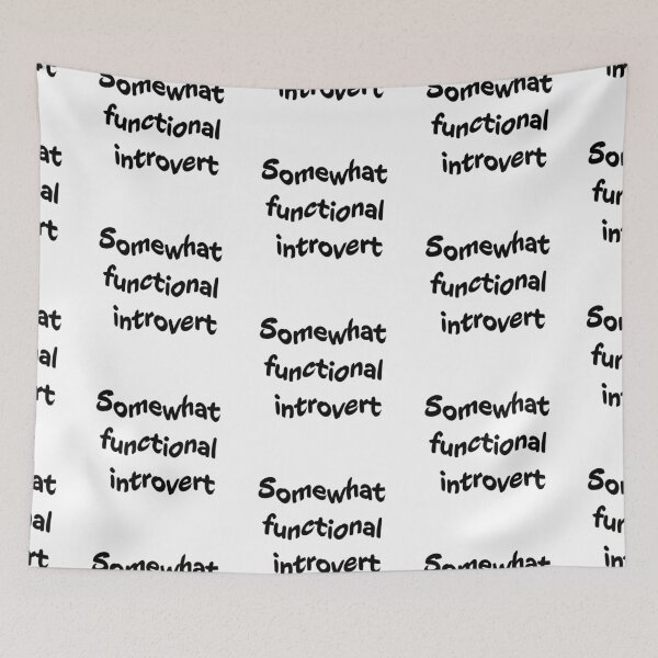 Item preview, Somewhat Functional Introvert Retro Pastel Typography designed and sold by Kryipsyco.