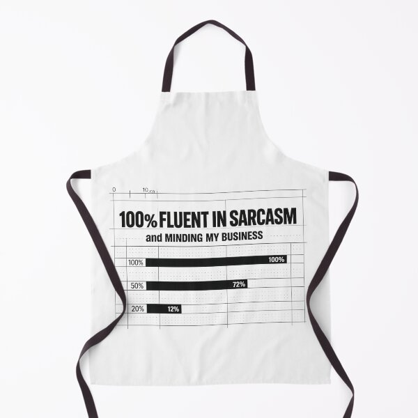 Item preview, 100% Fluent in Sarcasm and Minding My Business designed and sold by teemix.