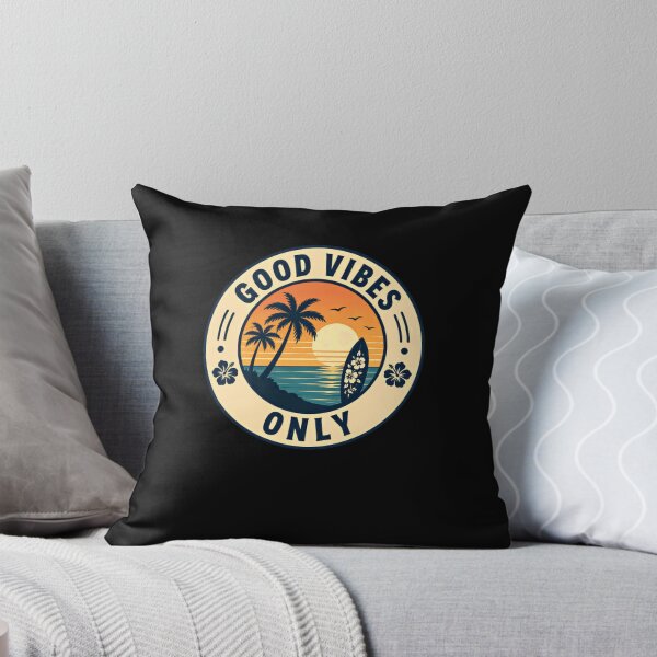 Item preview, Good Vibes Only Beach Summer Surf Tropical Vacation Lover designed and sold by HumansStuck12.