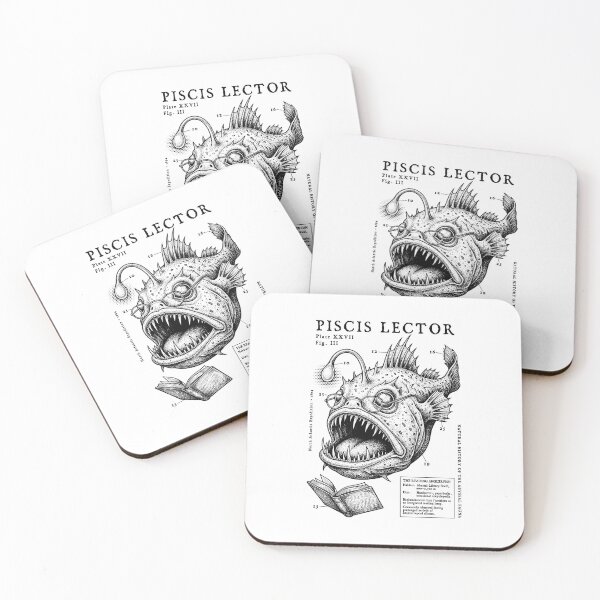 Item preview, Bookish Reading Angler Fish Funny Book Lover Science designed and sold by GrandeDuc.