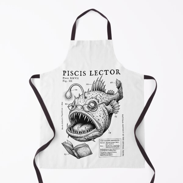 Item preview, Bookish Reading Angler Fish Funny Book Lover Science designed and sold by GrandeDuc.