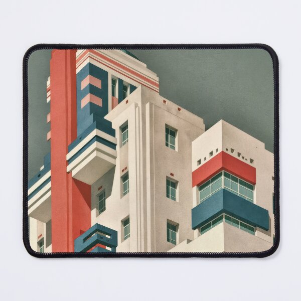 Item preview, Wall Art - Postcard - Modernist Geometric Tower designed and sold by ForeverPrintsOK.