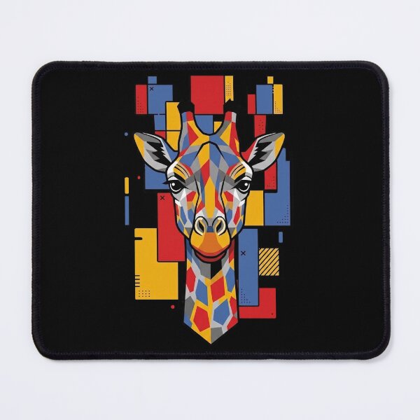 Item preview, Funny Giraffe Colorful Blocks Geometric Art Boys Girls Kids designed and sold by FurryHavenPH.