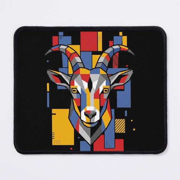 Item preview, Funny Goat Colorful Blocks Geometric Art Boys Girls Kids designed and sold by FurryHavenPH.