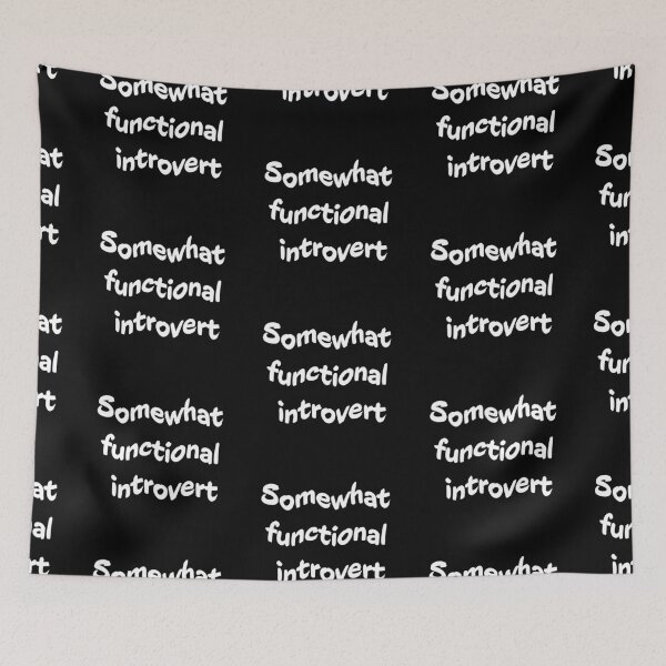 Item preview, Somewhat Functional Introvert Retro Pastel Typography designed and sold by Kryipsyco.