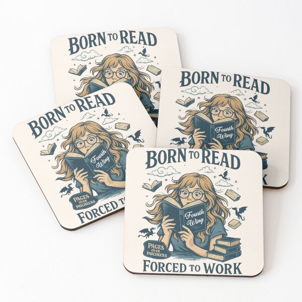 Item preview, Born To Read, Forced To Work - Pages Over Paychecks designed and sold by legendaryskins.
